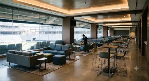 Sustainable sporting venues using stadium events software